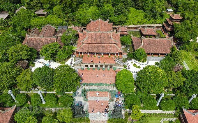 Dia Tang Phi Lai Tu, hermosa pagoda en la provincia de Ha Nam. (Fotografía: VNA)