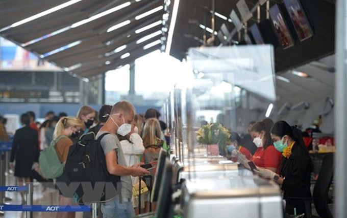 En un aeropuerto en Tailandia. (Fotografía: VNA)
