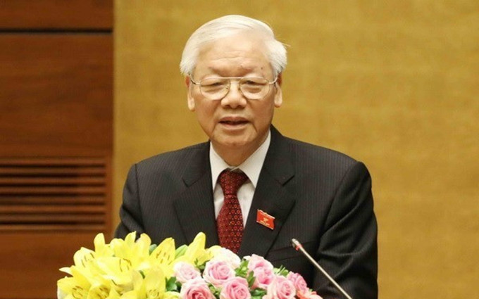 El secretario general del Partido Comunista de Vietnam, Nguyen Phu Trong. (Fotografía: VNA)