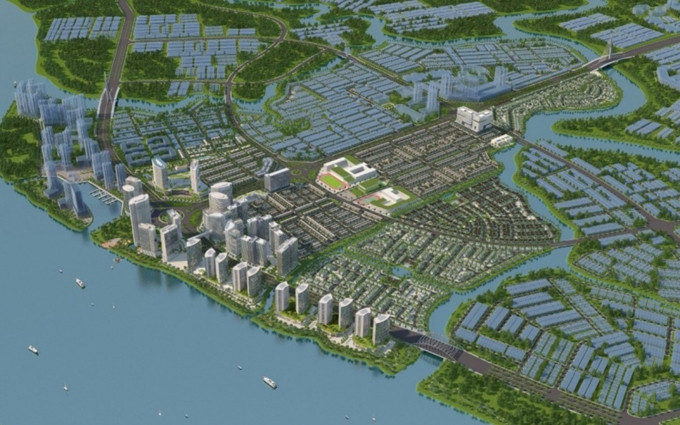 Esquema de la ciudad de Izumi.