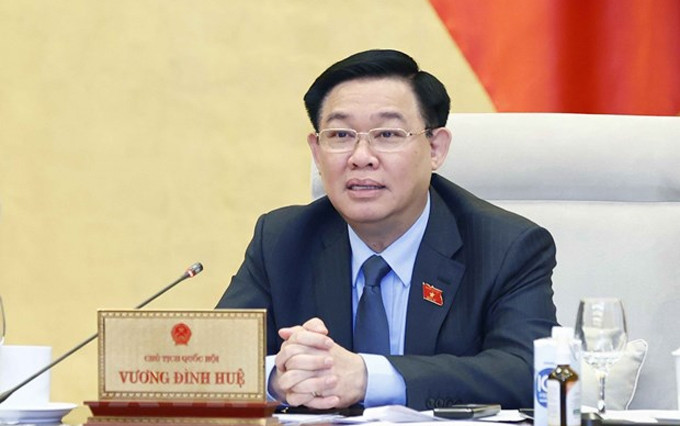 El presidente de la Asamblea Nacional de Vietnam, Vuong Dinh Hue. (Fotografía: VNA)