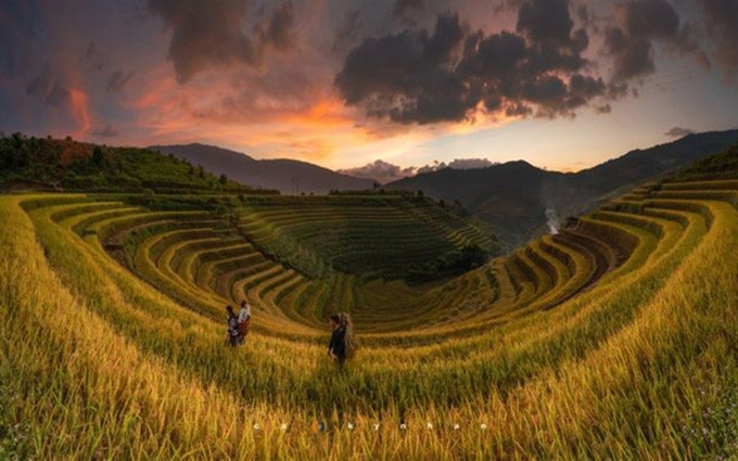Mu Cang chai en la provincia norteña vietnamita de Yen Bai. 