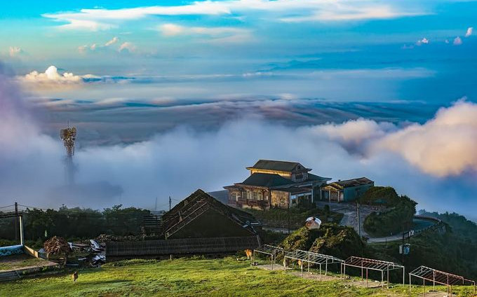 En la cima de Mau Son. (Fotografía: vnexpress.net/Luu Minh Dan)