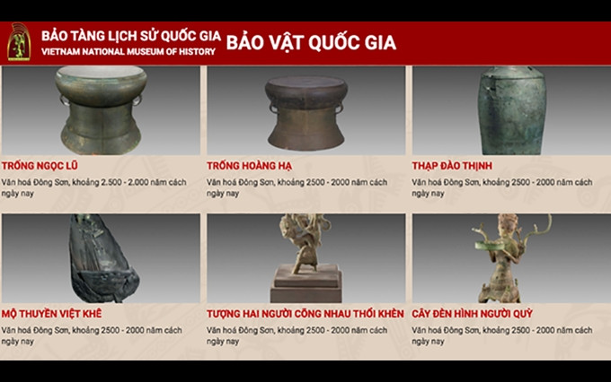 Portal del Museo Nacional de Historia de Vietnam (Foto: VNA)