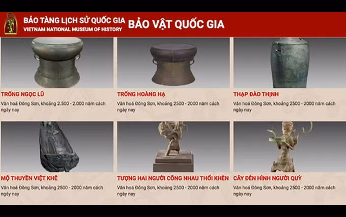 Portal del Museo Nacional de Historia de Vietnam (Foto: VNA)