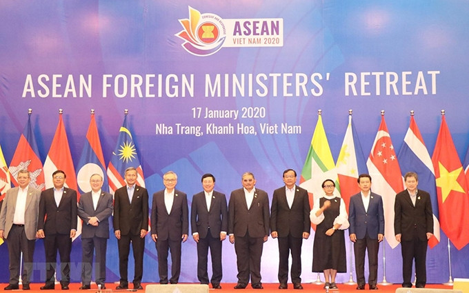 Los cancilleres de la Asean se reúnen en Khanh Hoa. (Fotografía: VNA)