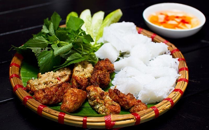 El plato de Cha ruoi. (Fotografía: vietnamnet.vn)