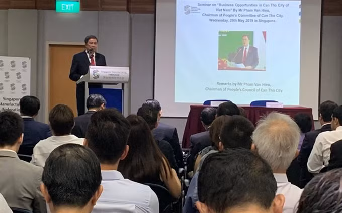 Escenario del evento (Fotografía: VNA)