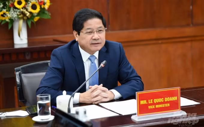 El viceministro de Agricultura y Desarrollo Rural de Vietnam Le Quoc Doanh. (Fotografía: Internet)
