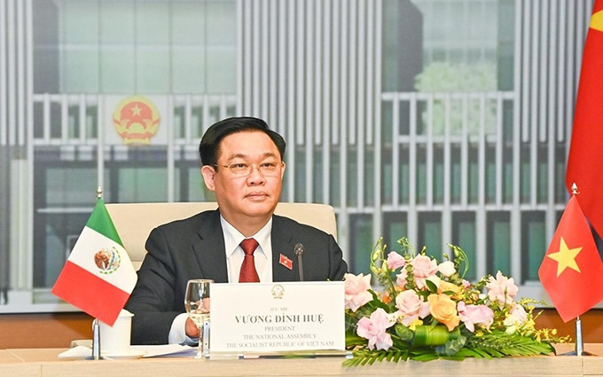 El presidente de la Asamblea Nacional de Vietnam, Vuong Dinh Hue. (Fotografía: Nhan Dan)