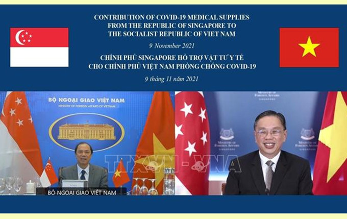 Efectúan XIV Consulta política Vietnam-Singapur. (Fotografía: VNA)