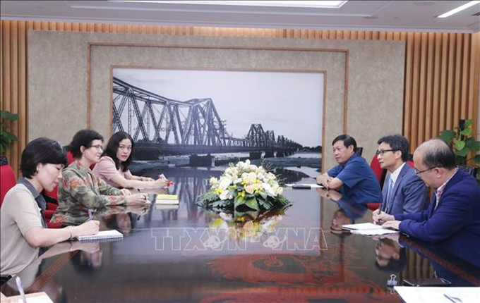 En el encuentro. (Fotografía: VNA)