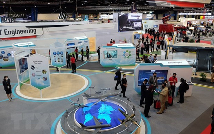 Panorama de Singapore Airshow 2022. (Fotografía: VNA)