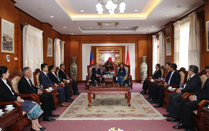 Escena de la reunión. (Fotografía: VNA)