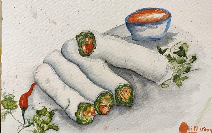 Banh cuon, obra de Pham Ha Phuong. 
