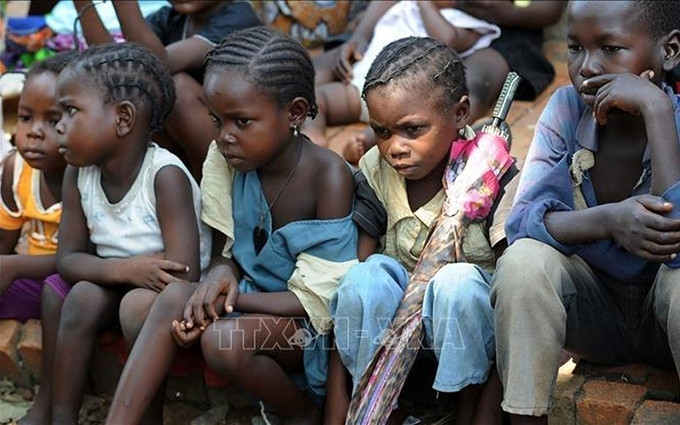 Niñas en Bangui, en la República Centroafricana. (Fotografía: VNA) 