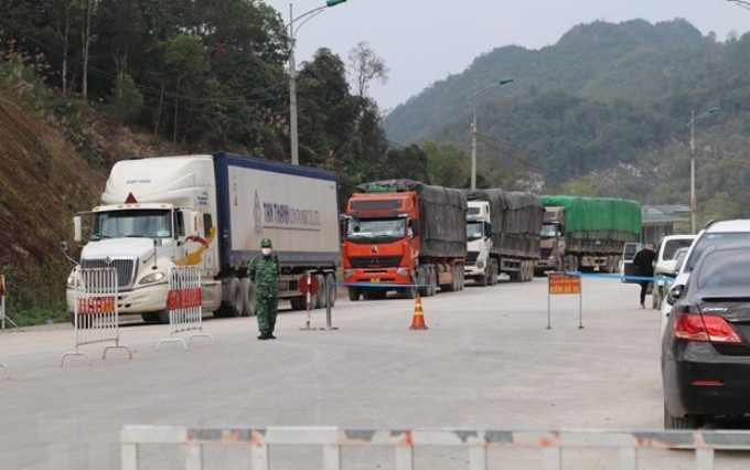  Puerta fronteriza de Tan Thanh - Po Chai en la provincia vietnamita de Lang Son (Fuente: VNA)