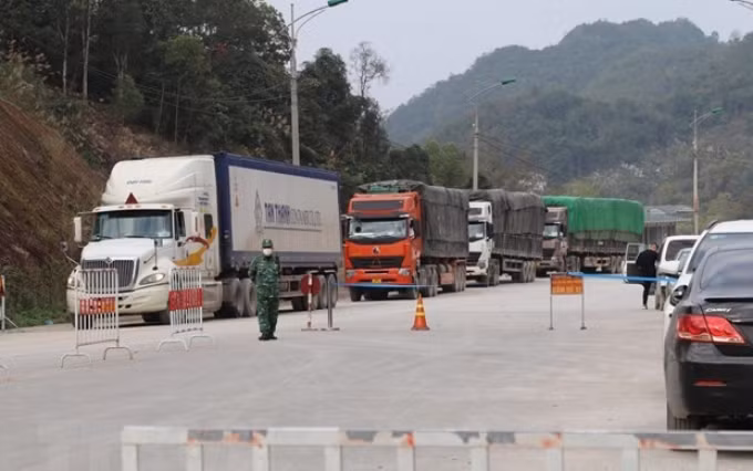  Puerta fronteriza de Tan Thanh - Po Chai en la provincia vietnamita de Lang Son (Fuente: VNA)