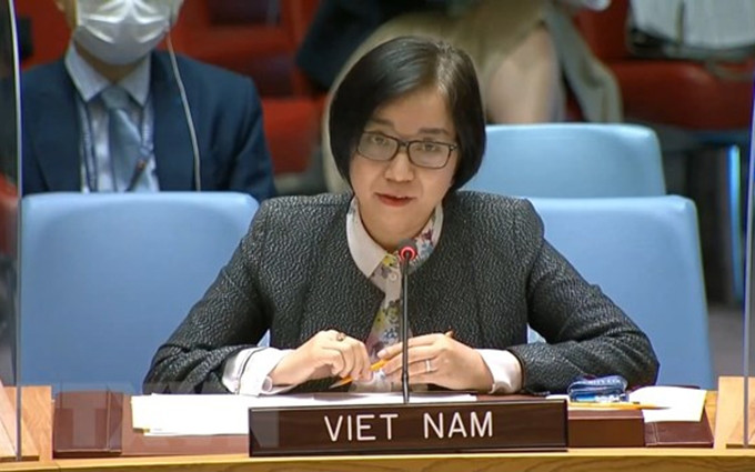 La ministra consejera Nguyen Phuong Tra. (Fotografía: VNA)