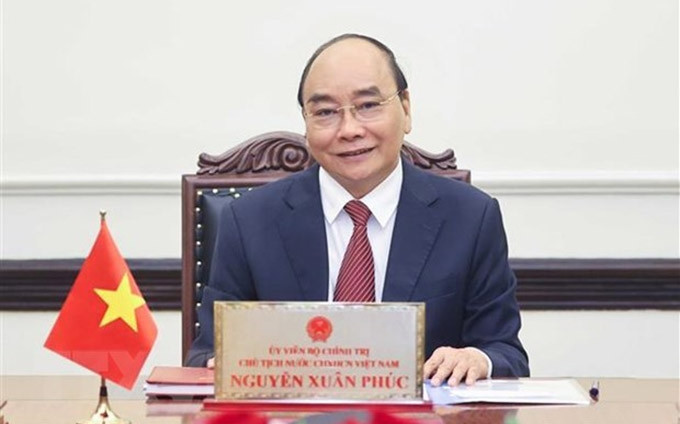 El presidente de Vietnam, Nguyen Xuan Phuc. 
