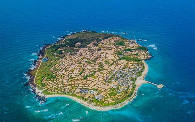La isla Be o también conocida como An Binh, en el distrito isleño de Ly Son. (Fotografía: baoquangngai.vn)