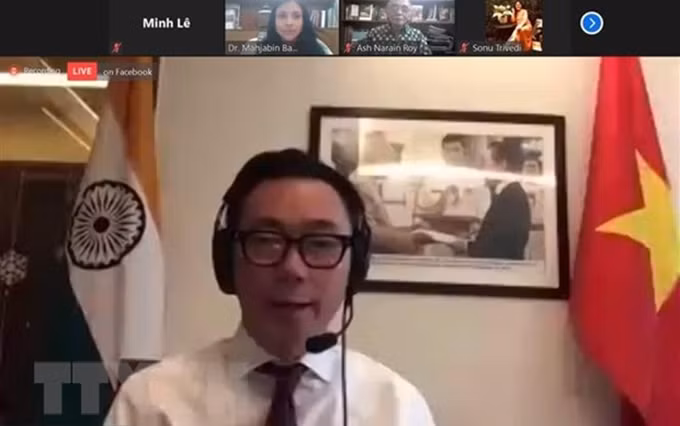 El embajador de Vietnam en la India, Pham Sanh Chau. (Fotografía: VNA)