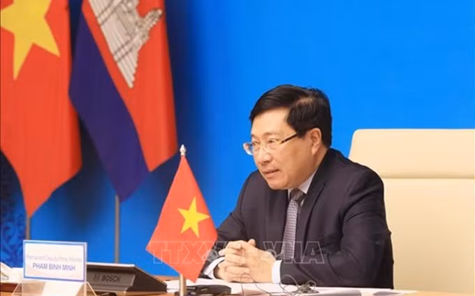 El viceprimer ministro de Vietnam, Pham Binh Minh. (Fotografía: VNA)