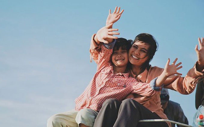 Una escena en la película "La felicidad de una madre".