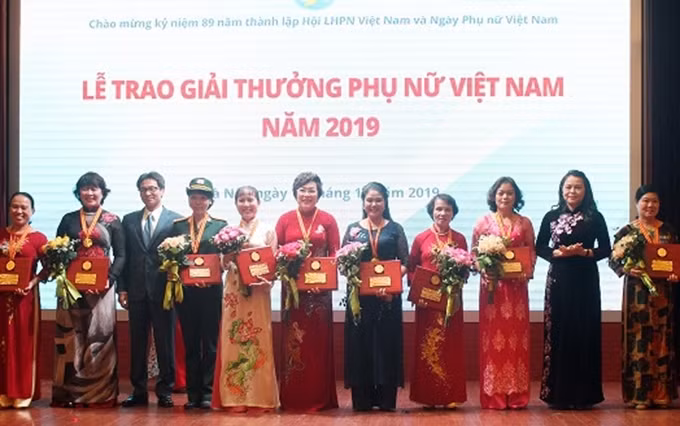 Escena de premiación.