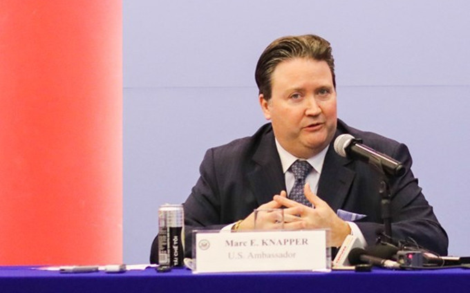 El embajador de Washington en Vietnam, Marc Evans Knapper. (Fotografía: VNA)
