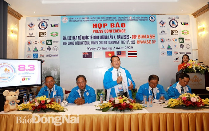 En la rueda de prensa. (Fotografía: Bao Dong Nai)