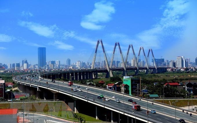 El puente de Nhan Tan en Hanoi. (Fotografía: VNA)