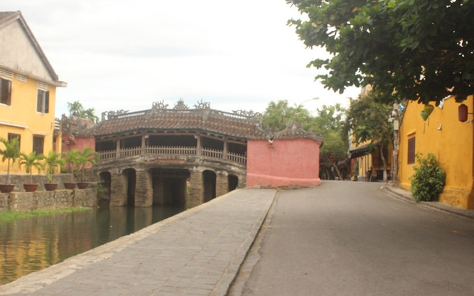 Un rincón de Hoi An estos días del Covid-19. (Fotografía: Nhan Dan)
