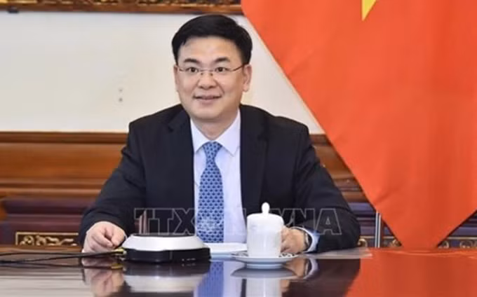El viceministro de Relaciones Exteriores de Vietnam, Pham Quang Hieu. (Fotografía: VNA)