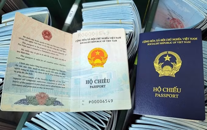Nuevo modelo de pasaporte de Vietnam. (Fotografía: VGP)