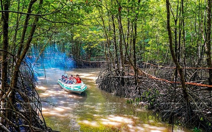 En el Parque Nacional del Cabo Ca Mau. (Fotografía: VNA)