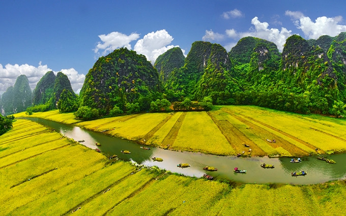  Inauguran Semana de turismo de Ninh Binh en Tam Coc-Bich Dong.