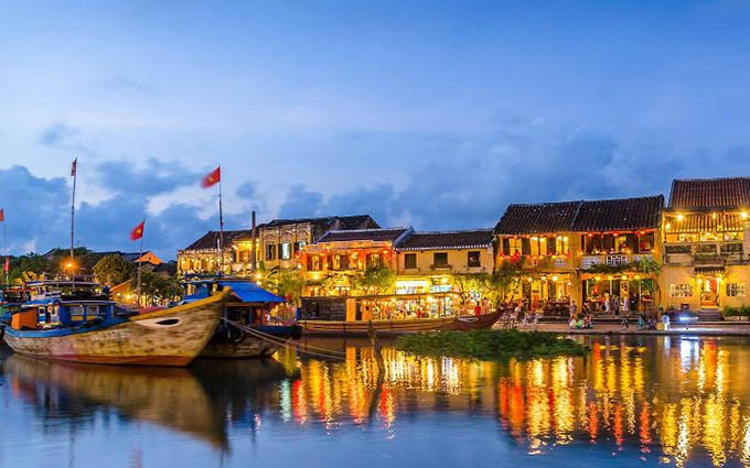 El casco antiguo de Hoi An. 