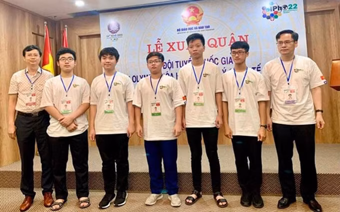 Obtiene Vietnam cinco medallas en Olimpiada Internacional de Física 2022 (Foto: moet.gov.vn)