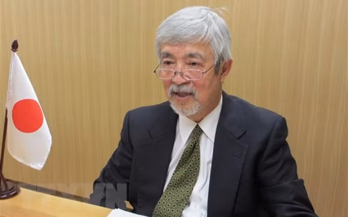 Hiroyuki Moribe, director ejecutivo del Instituto para Estudios sobre Economía de Vietnam (VERI) de Japón. (Fotografía: VNA)