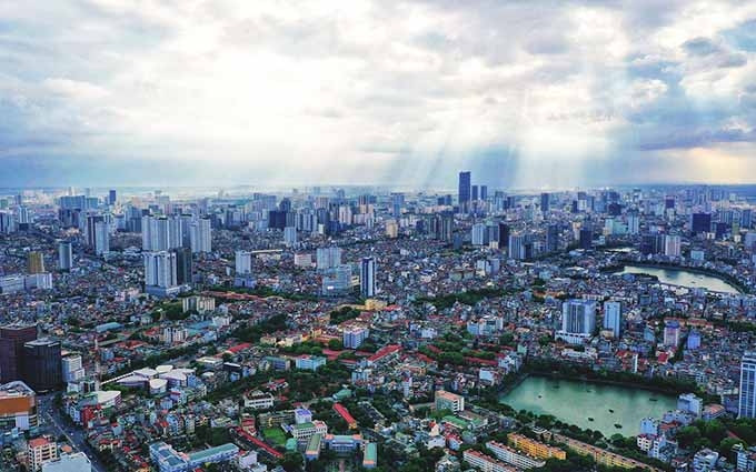Hanói con un sistema de abundantes ríos y lagos. (Fotografía: zingnews.vn)