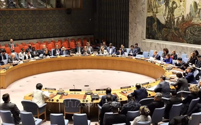 Escena de la reunión. (Fotografía: VNA) 