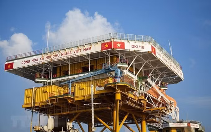 Plataforma DK1/20. (Fotografía: VNA)