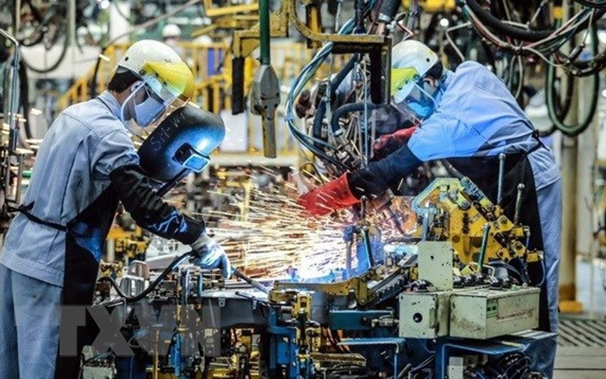 Producción de automóviles en la empresa Toyota Vietnam. (Fotografía: VNA)