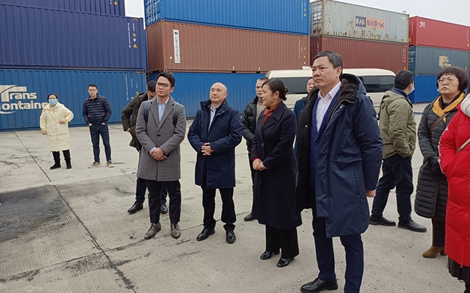 La Oficina Comercial de Vietnam en China estudia oportunidades para la cooperación logística y comercial en la provincia de Hunan. (Fotografía: Oficina Comercial de Vietnam en China)