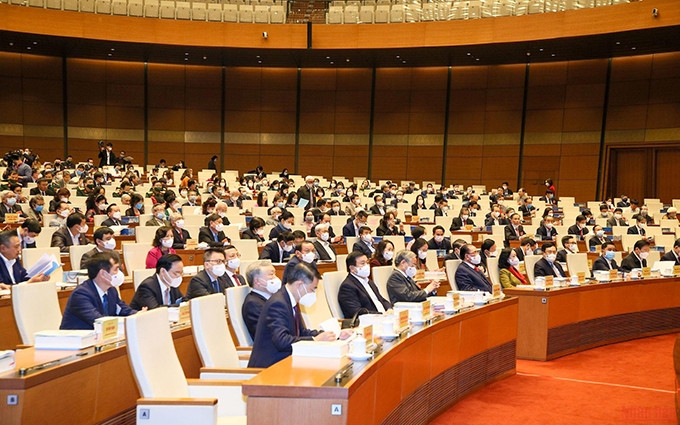 Panorama de la Conferencia Nacional de Cultura de Vietnam.