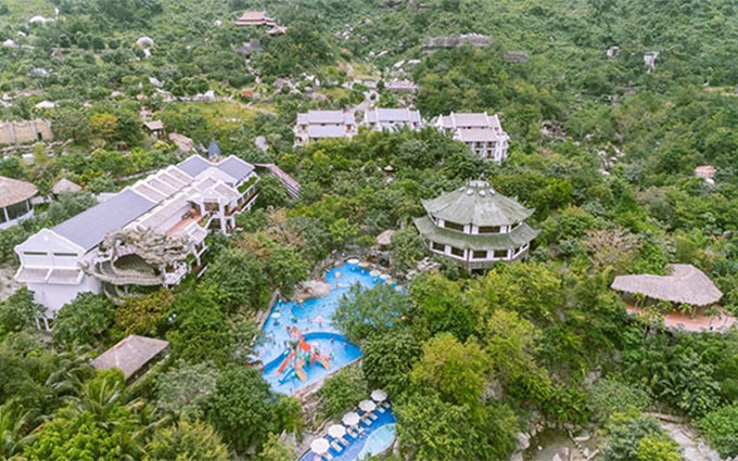 El parque termal Nui Than Tai, en el distrito de Hoa Vang, ciudad central de Da Nang.