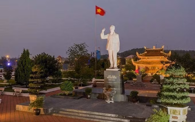 El sitio conmemorativo del Presidente Ho Chi Minh en isla Co To. (Fotografía: VNA)