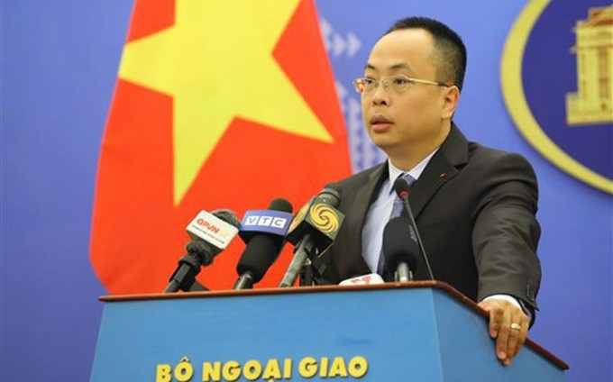 El portavoz adjunto de la Cancillería vietnamita, Doan Khac Viet. (Fotografía: VNA)