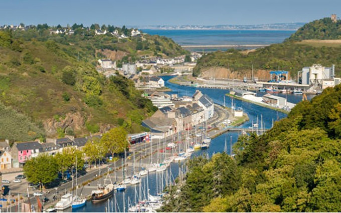 La ciudad francesa de Saint-Brieuc, provincia de Côte-d'Armor. (Fotografía: Brittany Tourism)